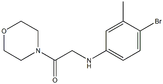 2-[(4-bromo-3-methylphenyl)amino]-1-(morpholin-4-yl)ethan-1-one