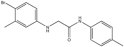 2-[(4-bromo-3-methylphenyl)amino]-N-(4-methylphenyl)acetamide|