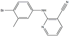 2-[(4-bromo-3-methylphenyl)amino]nicotinonitrile