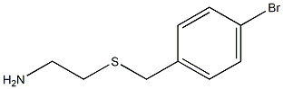 2-[(4-bromobenzyl)thio]ethanamine Structure