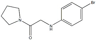 2-[(4-bromophenyl)amino]-1-(pyrrolidin-1-yl)ethan-1-one