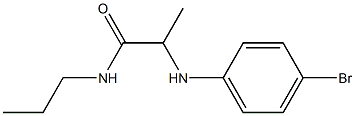 2-[(4-bromophenyl)amino]-N-propylpropanamide