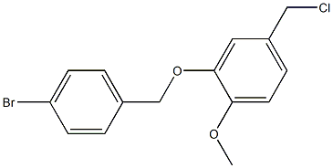 2-[(4-bromophenyl)methoxy]-4-(chloromethyl)-1-methoxybenzene