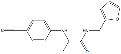 2-[(4-cyanophenyl)amino]-N-(furan-2-ylmethyl)propanamide