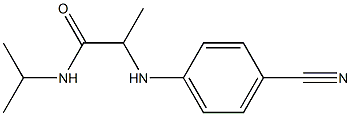 2-[(4-cyanophenyl)amino]-N-(propan-2-yl)propanamide