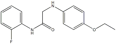 2-[(4-ethoxyphenyl)amino]-N-(2-fluorophenyl)acetamide