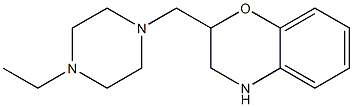 2-[(4-ethylpiperazin-1-yl)methyl]-3,4-dihydro-2H-1,4-benzoxazine Structure