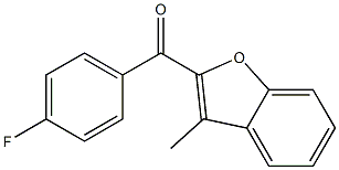 2-[(4-fluorophenyl)carbonyl]-3-methyl-1-benzofuran