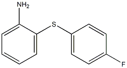 2-[(4-fluorophenyl)sulfanyl]aniline,,结构式