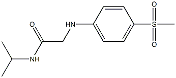  2-[(4-methanesulfonylphenyl)amino]-N-(propan-2-yl)acetamide