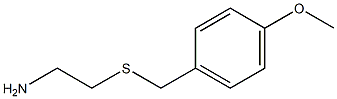 2-(4-メトキシベンジルチオ)エタンアミン 化学構造式