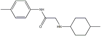  2-[(4-methylcyclohexyl)amino]-N-(4-methylphenyl)acetamide