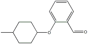 2-[(4-methylcyclohexyl)oxy]benzaldehyde 结构式