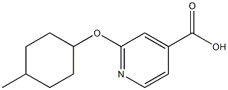 2-[(4-methylcyclohexyl)oxy]pyridine-4-carboxylic acid|