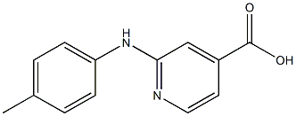 2-[(4-methylphenyl)amino]pyridine-4-carboxylic acid|