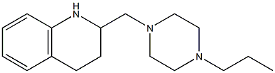 2-[(4-propylpiperazin-1-yl)methyl]-1,2,3,4-tetrahydroquinoline 结构式