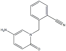  2-[(5-amino-2-oxo-1,2-dihydropyridin-1-yl)methyl]benzonitrile