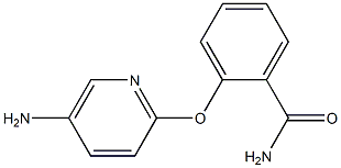 2-[(5-aminopyridin-2-yl)oxy]benzamide Structure