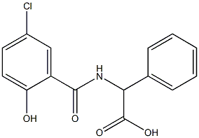 2-[(5-chloro-2-hydroxyphenyl)formamido]-2-phenylacetic acid