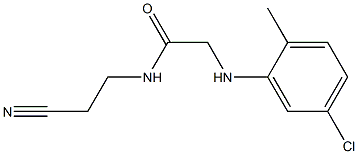 2-[(5-chloro-2-methylphenyl)amino]-N-(2-cyanoethyl)acetamide