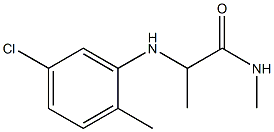  2-[(5-chloro-2-methylphenyl)amino]-N-methylpropanamide