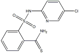 2-[(5-chloropyridin-2-yl)sulfamoyl]benzene-1-carbothioamide