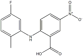 2-[(5-fluoro-2-methylphenyl)amino]-5-nitrobenzoic acid|