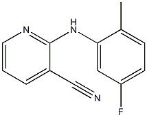 2-[(5-fluoro-2-methylphenyl)amino]pyridine-3-carbonitrile Structure