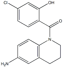 2-[(6-amino-1,2,3,4-tetrahydroquinolin-1-yl)carbonyl]-5-chlorophenol Structure