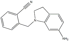 2-[(6-amino-2,3-dihydro-1H-indol-1-yl)methyl]benzonitrile