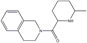 2-[(6-methylpiperidin-2-yl)carbonyl]-1,2,3,4-tetrahydroisoquinoline 结构式