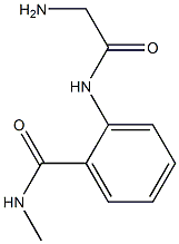 2-[(aminoacetyl)amino]-N-methylbenzamide 化学構造式