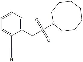 2-[(azocane-1-sulfonyl)methyl]benzonitrile