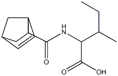 2-[(bicyclo[2.2.1]hept-5-en-2-ylcarbonyl)amino]-3-methylpentanoic acid Structure