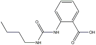 2-[(butylcarbamoyl)amino]benzoic acid Struktur