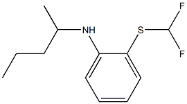 2-[(difluoromethyl)sulfanyl]-N-(pentan-2-yl)aniline