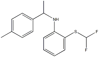 2-[(difluoromethyl)sulfanyl]-N-[1-(4-methylphenyl)ethyl]aniline