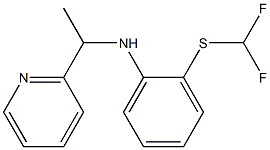 2-[(difluoromethyl)sulfanyl]-N-[1-(pyridin-2-yl)ethyl]aniline