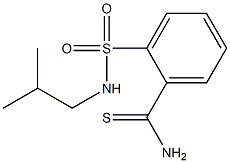 2-[(isobutylamino)sulfonyl]benzenecarbothioamide Structure