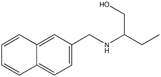 2-[(naphthalen-2-ylmethyl)amino]butan-1-ol Structure