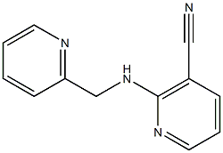 2-[(pyridin-2-ylmethyl)amino]nicotinonitrile Structure