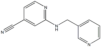  2-[(pyridin-3-ylmethyl)amino]pyridine-4-carbonitrile