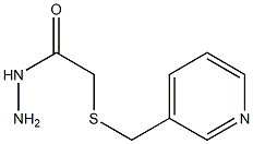 2-[(pyridin-3-ylmethyl)sulfanyl]acetohydrazide Structure