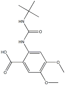 2-[(tert-butylcarbamoyl)amino]-4,5-dimethoxybenzoic acid