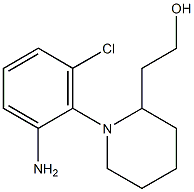 2-[1-(2-amino-6-chlorophenyl)piperidin-2-yl]ethanol Structure