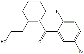 2-[1-(5-bromo-2-fluorobenzoyl)piperidin-2-yl]ethanol