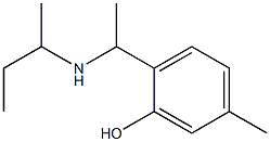 2-[1-(butan-2-ylamino)ethyl]-5-methylphenol