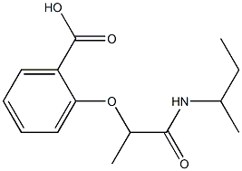 2-[1-(butan-2-ylcarbamoyl)ethoxy]benzoic acid|