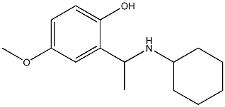 2-[1-(cyclohexylamino)ethyl]-4-methoxyphenol