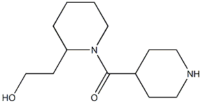 2-[1-(piperidin-4-ylcarbonyl)piperidin-2-yl]ethan-1-ol 结构式
